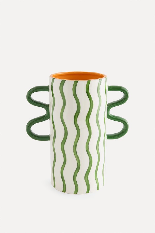 Ceramic Wiggle Handle Vase from NEXT HOME