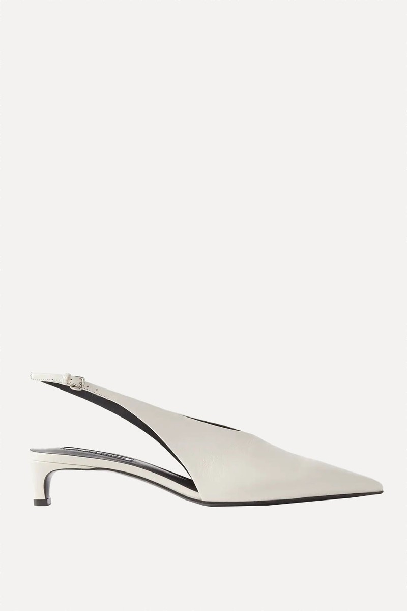 Leather Slingback Pumps from Jil Sander