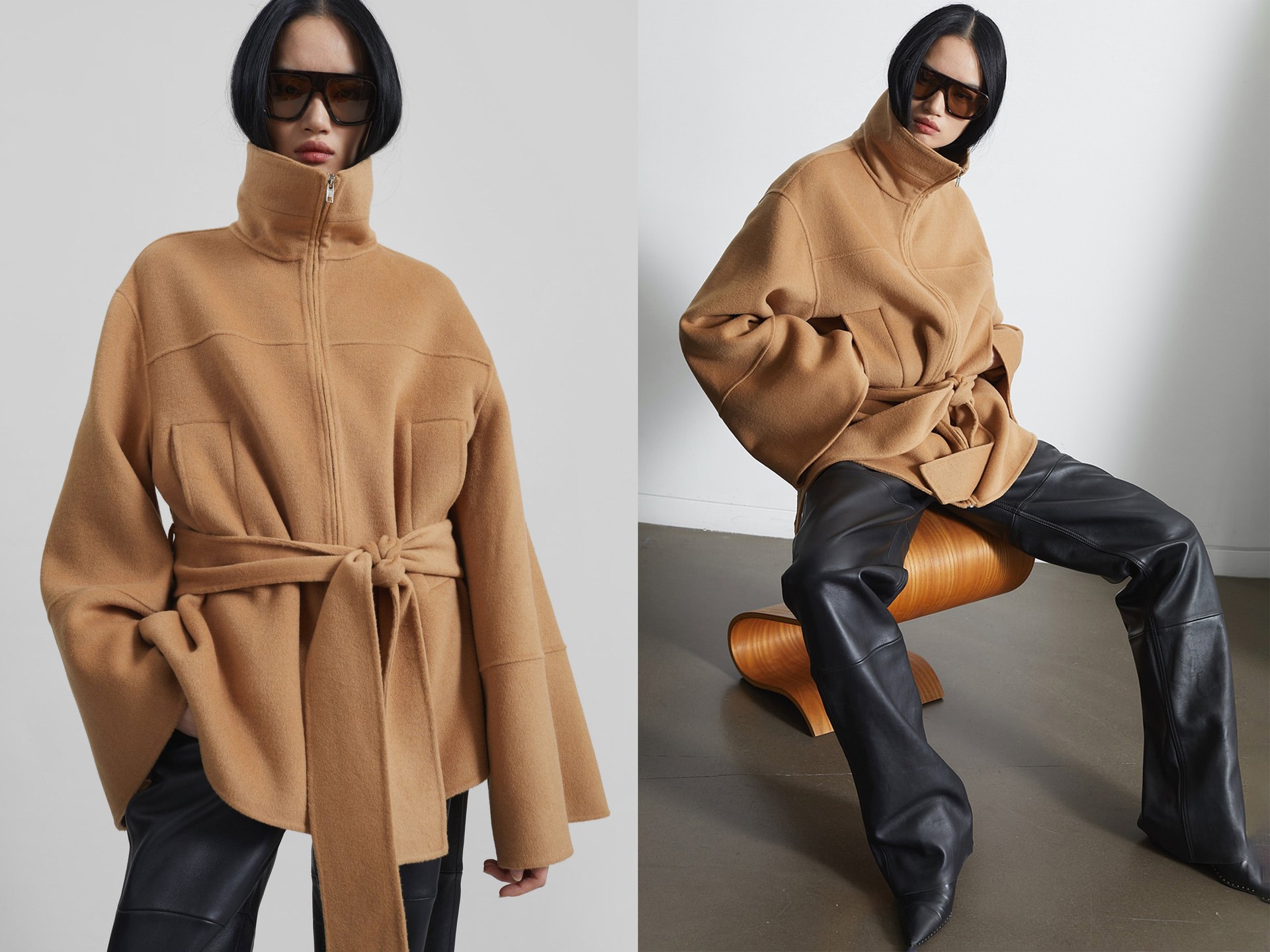 Imphal Belted Wool Jacket