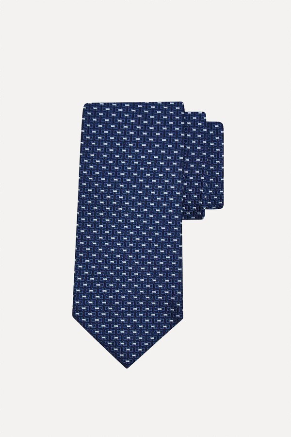 Gancini Jacquard Tie from Ferragamo