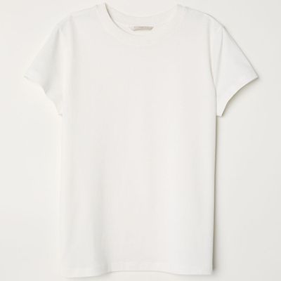 Silk-Blend Jersey Top from H&M