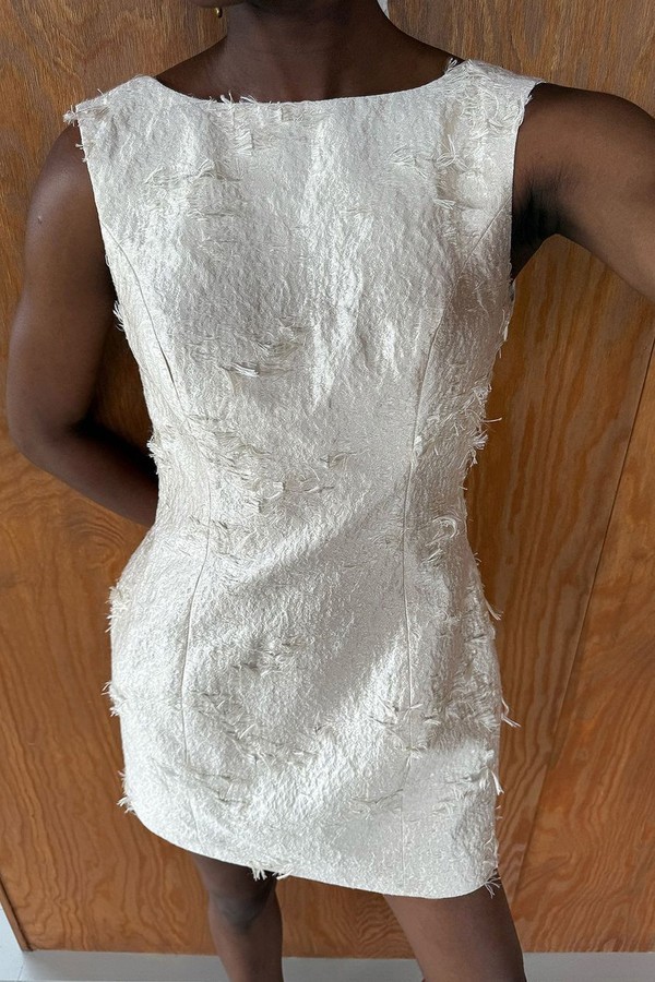 Fringe Sleeveless Mini Dress