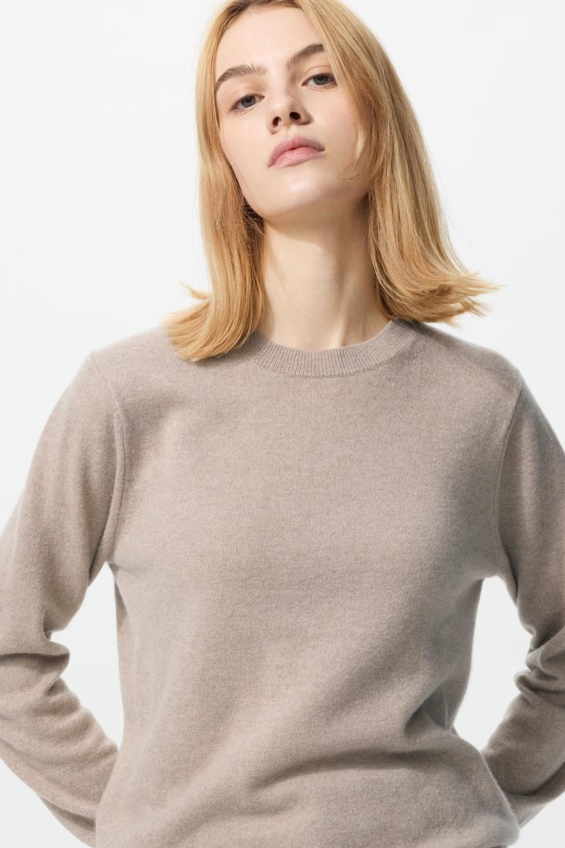 100% Cashmere Crew Neck Jumper from Uniqlo