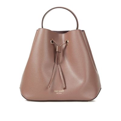 Pebbled-Leather Bucket Bag from Kate Spade
