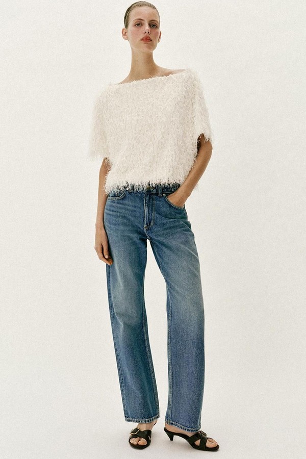 Fringed Knit Top from Zara
