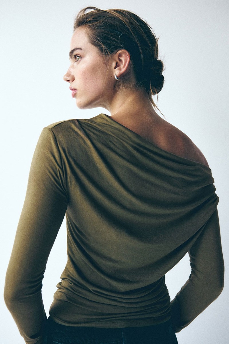 Draped One-Shoulder Top from H&M