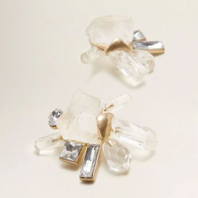 Transparent Bead Earrings