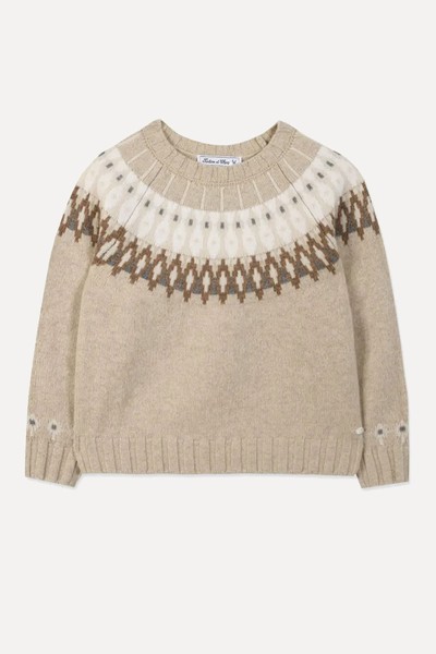 Jacquard Wool Sweater from Tartine et Chocolat