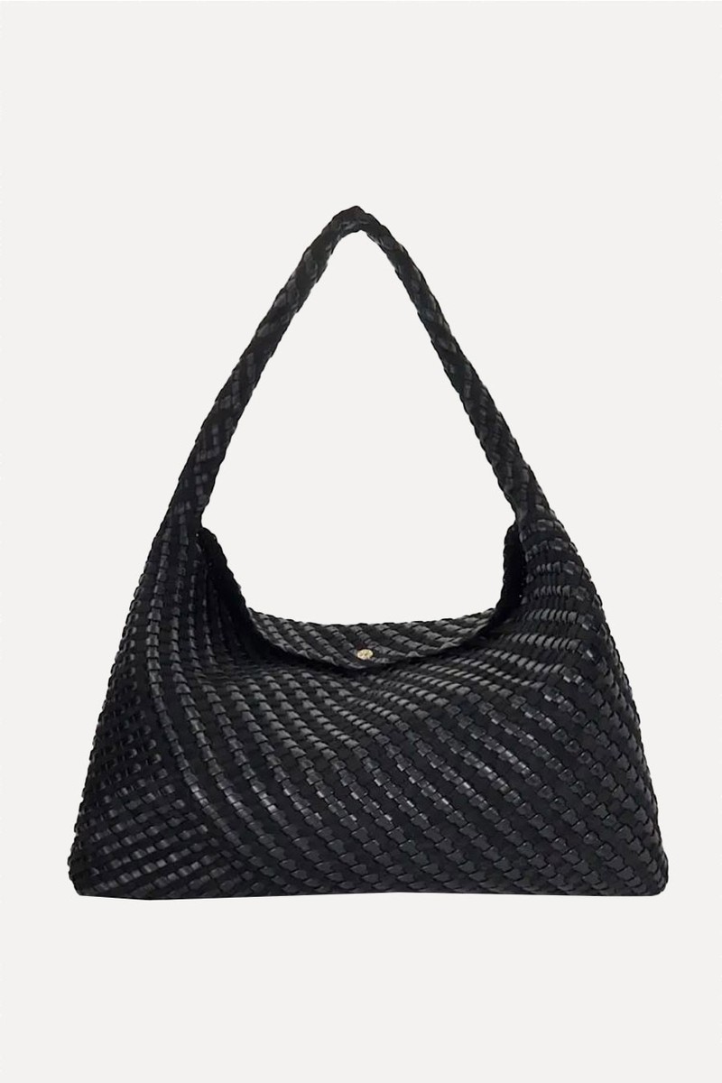 Extra Large Woven Shoulder Bag from Dune London