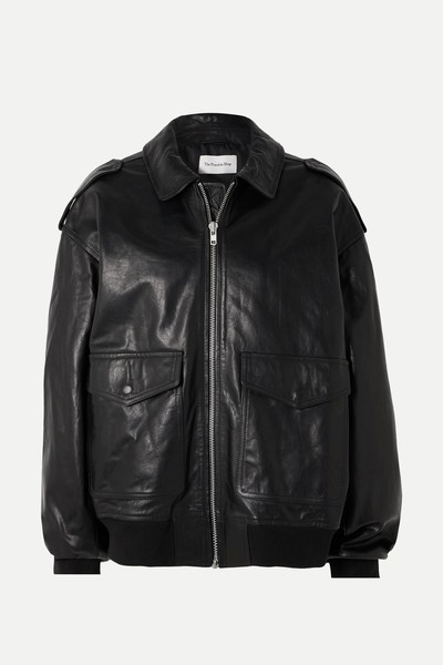 Viper Oversized Leather Jacket from THE FRANKIE SHOP