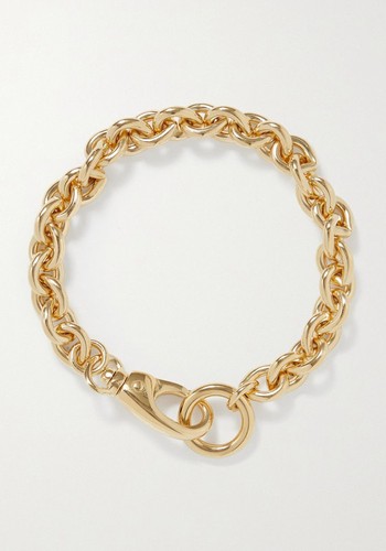 Cable Gold-Plated Anklet from Laura Lombardi