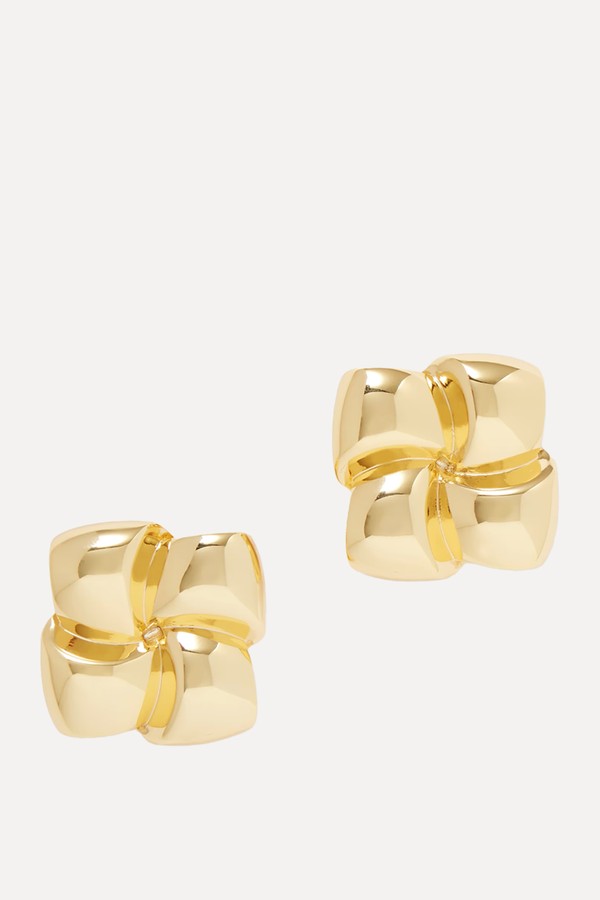 Pillow Talk Gold-Plated Earrings from MARTHA CALVO