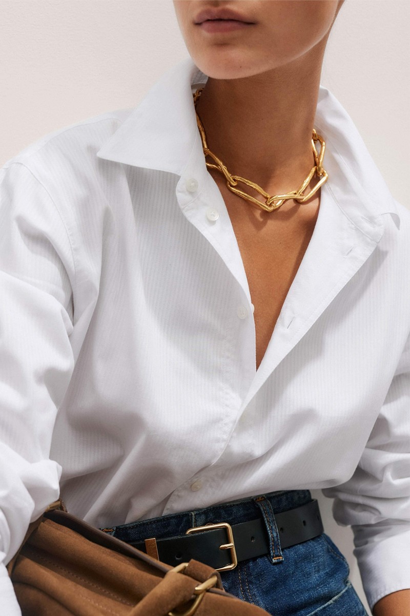 Cotton Voile Reversible Shirt from ME+EM