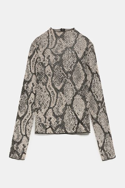 Animal Knit Sweater from Zara