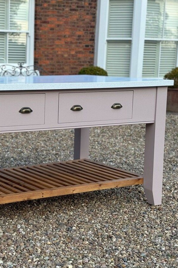 Bespoke Corian Kitchen Island from FarmhouseLivingUK