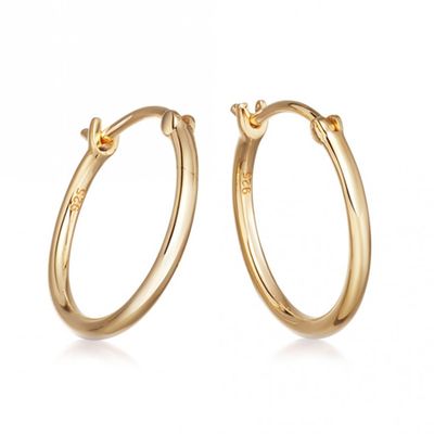 Rose Gold Hoop Earrings from Astley Clarke