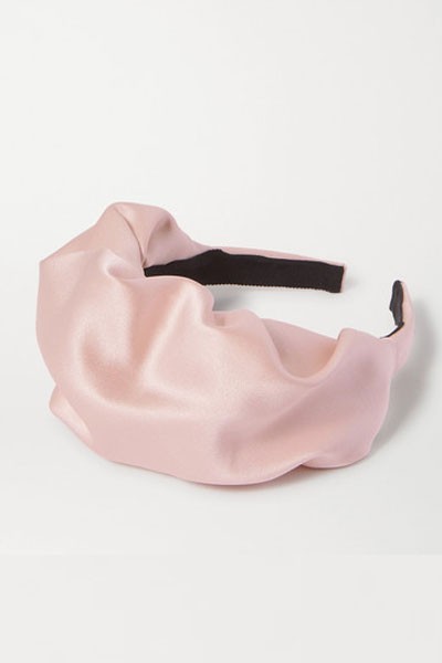 Astrid Satin Headband from Eugenia Kim