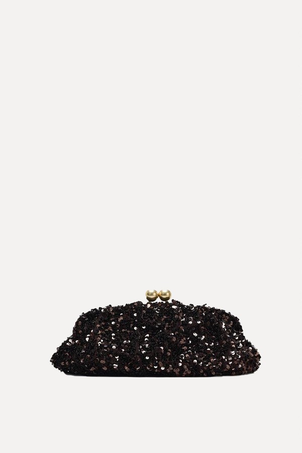Sequin Clutch Bag from Zara