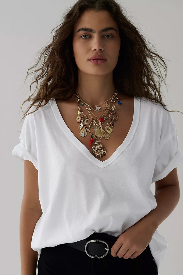 We The Free Nina V-Neck Tee