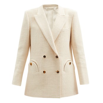 Missy Everynight Cotton-Blend Bouclé Jacket from Blazé Milano