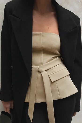 Belted Big Pocket Suit Top, £44.95