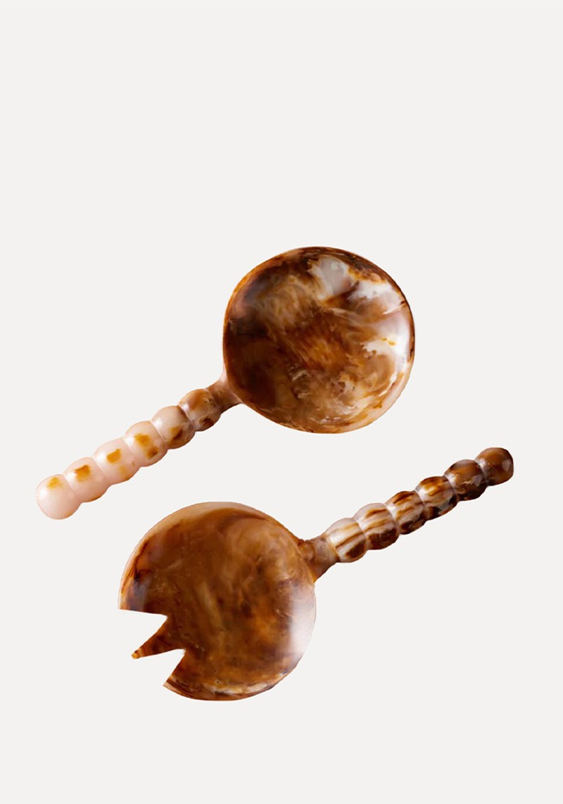 Resin Salad Server Pair