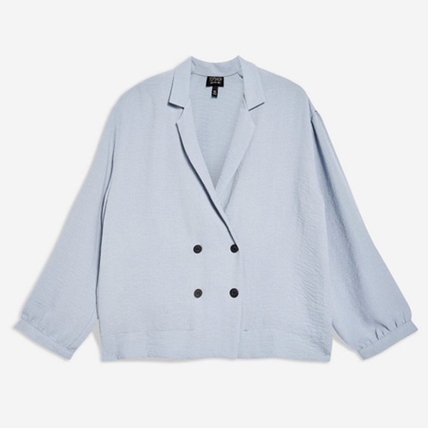 Buttoned Down Wrap Blouse from Topshop