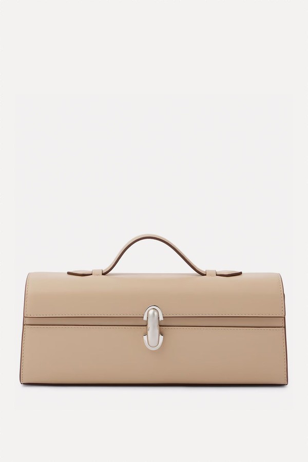 Symmetry Pochette Slim Leather Tote Bag from Savette