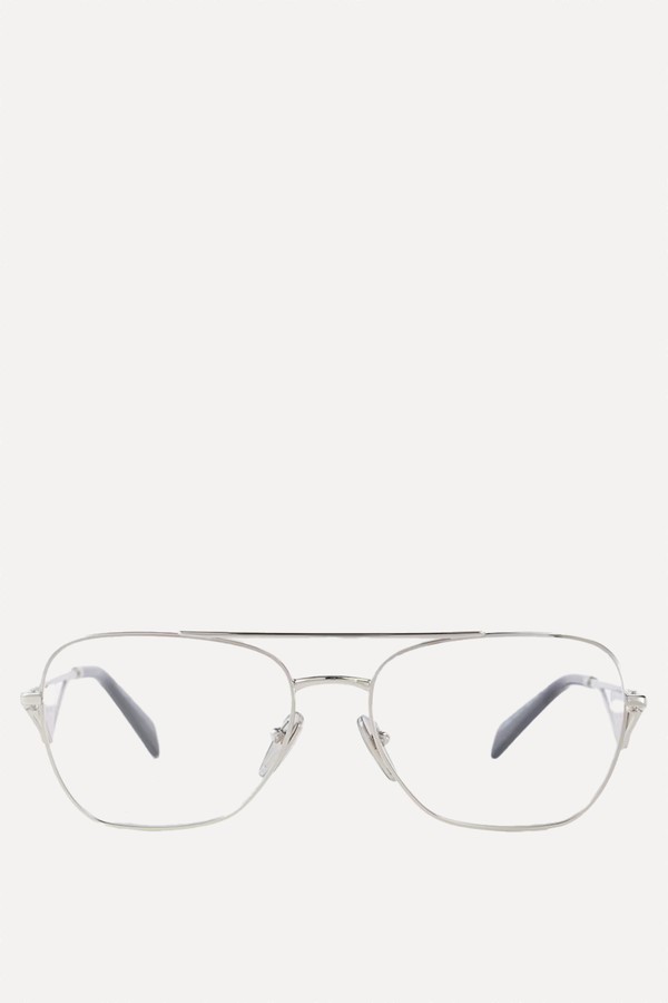 Symbole Aviator Glasses from Prada