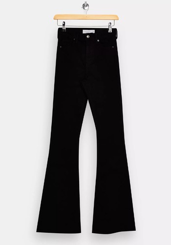 Pure Black Jamie Skinny Flared Jeans