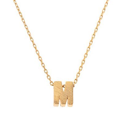 Etched Alphabet Necklace from Oliver Bonas