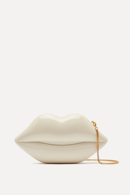 Medium Lips Clutch Bag from Lulu Guiness