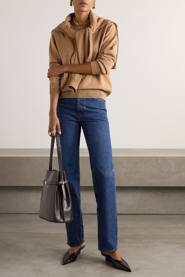 High-Rise Straight-Leg Jeans from £290