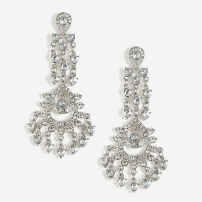 Rhinestone Chandelier Drop Earrings from Topshop