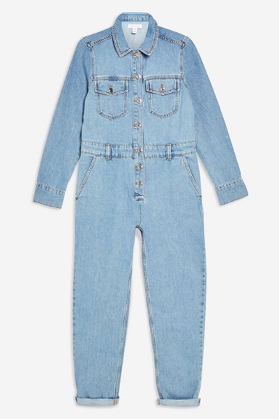 Denim Slouchy Boilersuit from Topshop