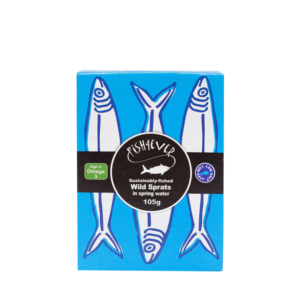 Wild Sprats In Spring Water from Fish 4 Ever