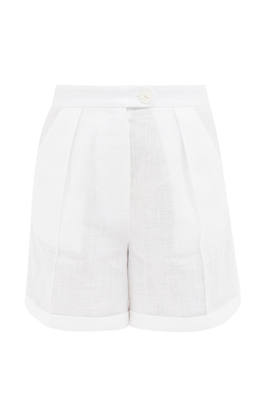 Sundowner High-Rise Linen Shorts from Loup Charmant