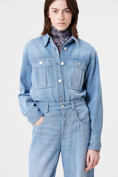 Patsy Fluid Denim Shirt from Isabel Marant