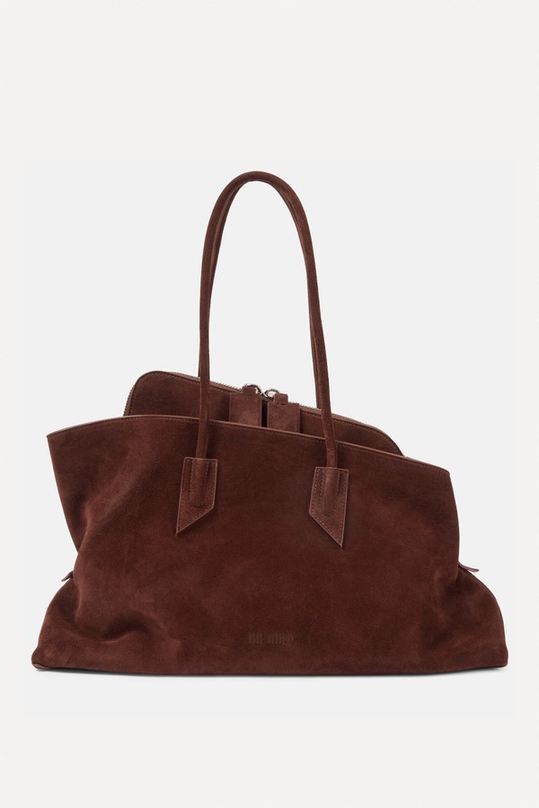 La Passeggiata Medium Suede Tote Bag from The Attico