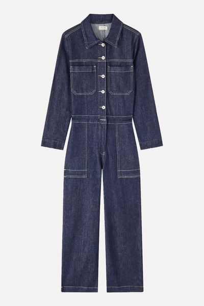 Denim Button Through Jumpsuit from Jigsaw