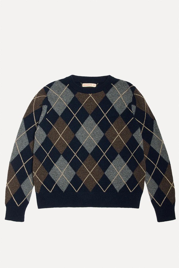 Ava Argyle Crewneck from &Daughter