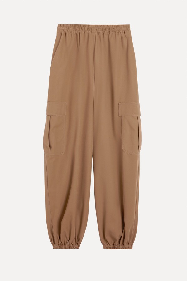 Glauco Cotton-Twill Tapered Pants from  Max Mara