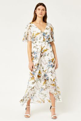 Anais Floral Midi Dress from Warehouse