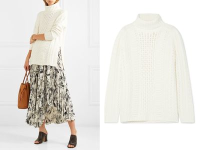 Cable-Knit Turtleneck Sweater from Jason Wu