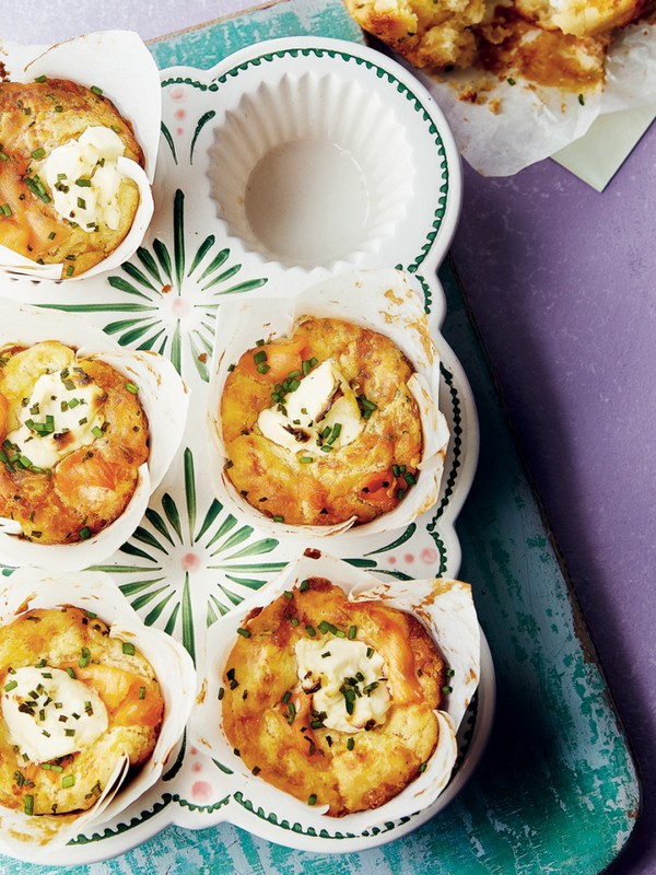 Smoked Salmon & Cream Cheese Breakfast Muffins