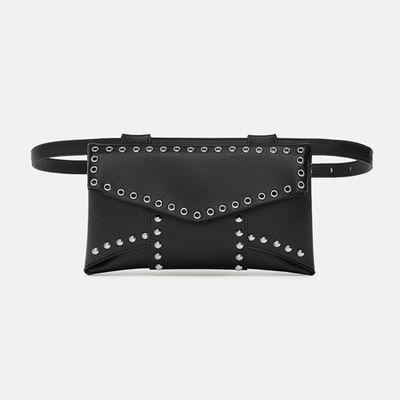 Belt Bag With Stud Detail from Zara