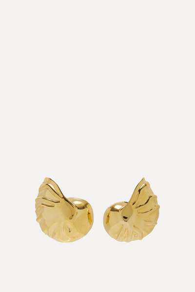The Ursula Gold-Plated Shell Earrings from Mayol