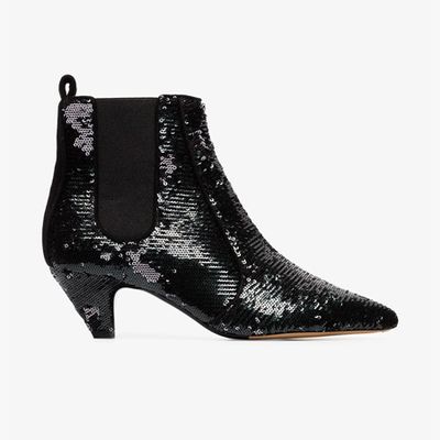 Effie 50 Sequin Ankle Boots from Tabitha Simmons
