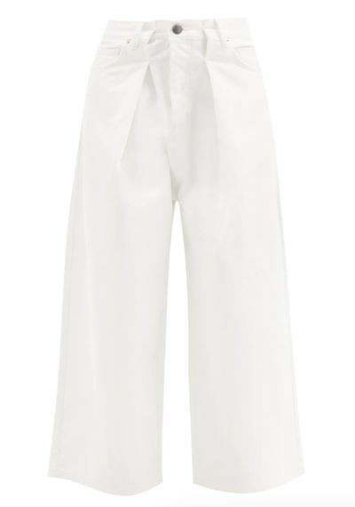 Extra Fold Organic-Cotton Wide-Leg Jeans from Raey