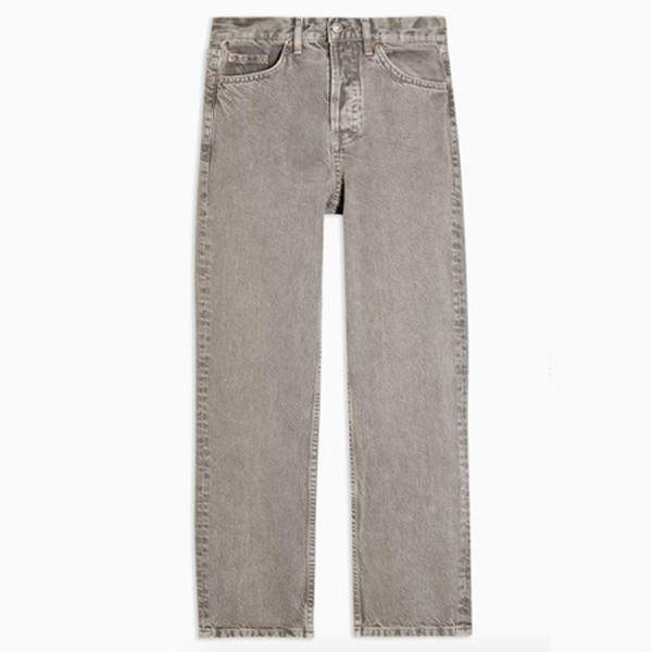 Taupe Editor Straight Jeans